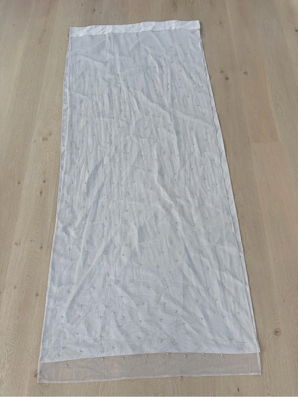 Kenzie Home Elegant Silver Grommet Blackout Curtain Panels with pearls